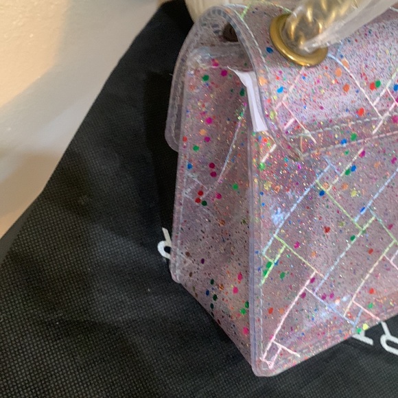 - Kurt Geiger London Mini Kensington Glitter Crossbody Bag - Picture 7 of 17